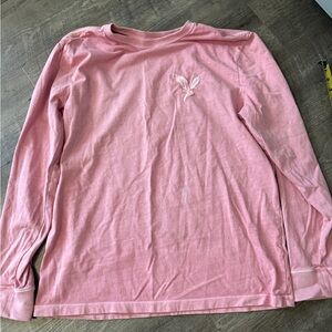 American Eagle Outfitters Pink Long Sleeve Tee